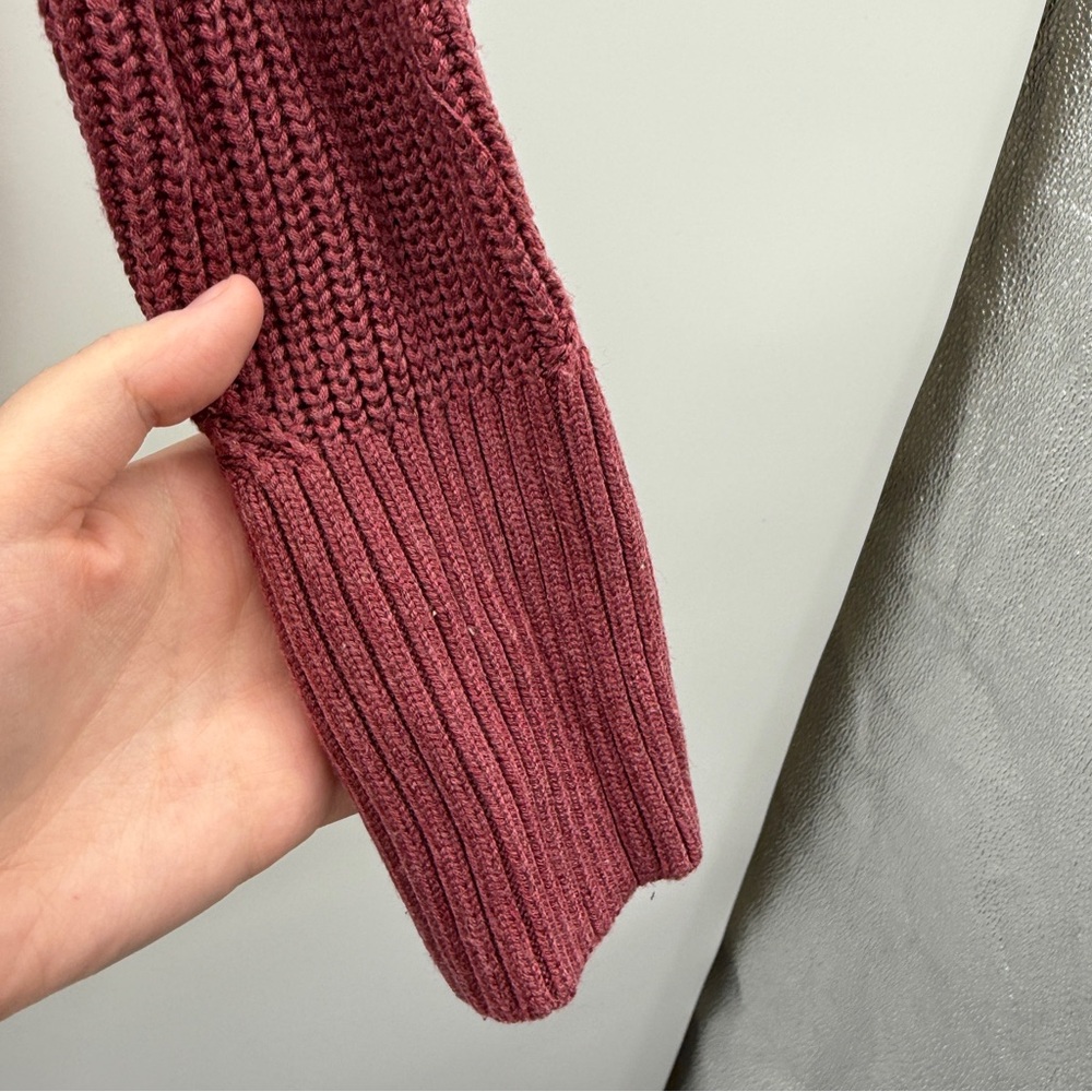 Lululemon Cashlu Sweater Wrap Cardigan in Heathered‎ Mulled Wine Sz S - Picture 11 of 14